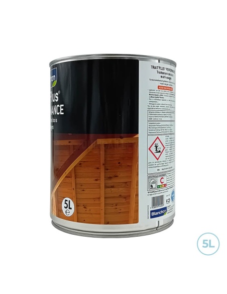 Traitement trait'plus performance pour boiseries 5L Blanchon