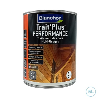 Traitement trait'plus performance pour boiseries 5L Blanchon