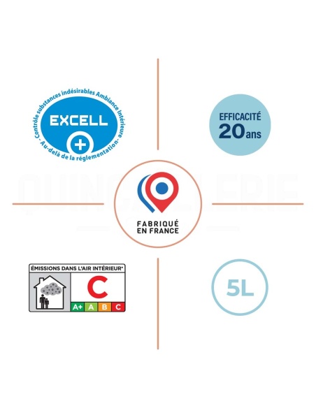 Caractéristiques de Traitement trait'plus performance pour boiseries 5L Blanchon