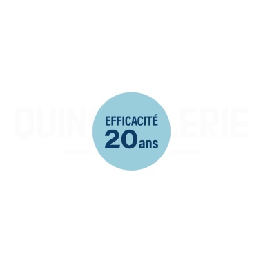 Efficacité 20 ans