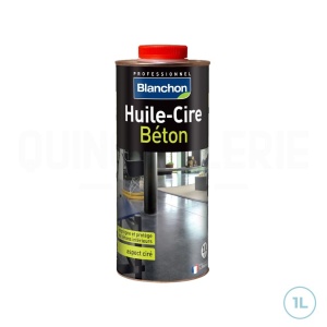 Huile-cire aspect cire incolore béton 1L Blanchon