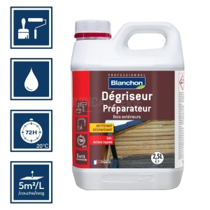 Dégriseur préparateur bois extérieurs 2,5L Blanchon 2