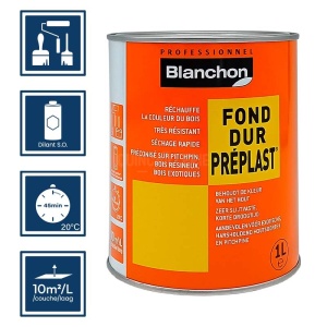 Blanchon fond dur incolore Préplast 1L 2