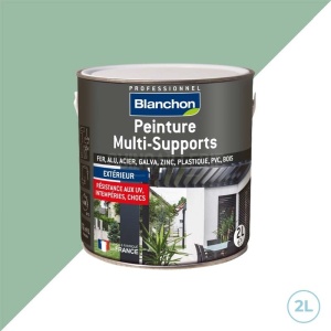Peinture Blanchon multi-supports pour extérieur Blanchon 2L - Ral 6021 vert provence satiné