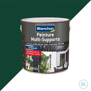 Blanchon peinture multi-supports ral 6005 vert basque satiné 2L