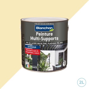 Blanchon peinture pour divers supports extérieurs - Ral 1015 sable satiné 2L
