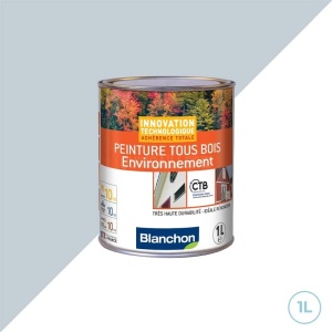 Blanchon peinture tous bois environnement pour intérieur et extérieur - Ral 7035 gris clair 1L