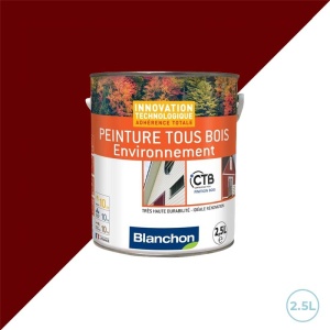 Blanchon peinture ral 3004 rouge basque - Toutes boiseries environnement 2,5L