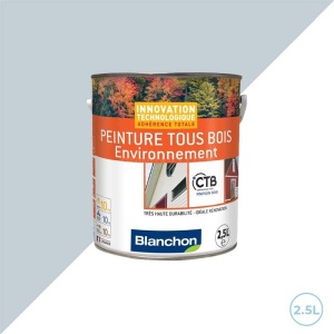 Blanchon peinture pour tous bois environnement 2,5L - Ral 7035 gris clair
