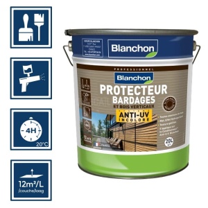 Protecteur bardages anti-UV Blanchon - Incolore 20L 2
