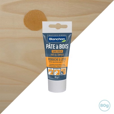 Pâte à bois couleur chêne doré 80g - Blanchon - Intérieur / Extérieur