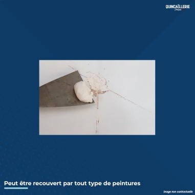 Peut être recouvert par tout type de peintures