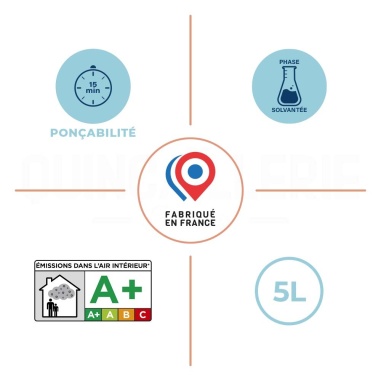 Caractéristiques du Liant mastic à bois 5L - Blanchon