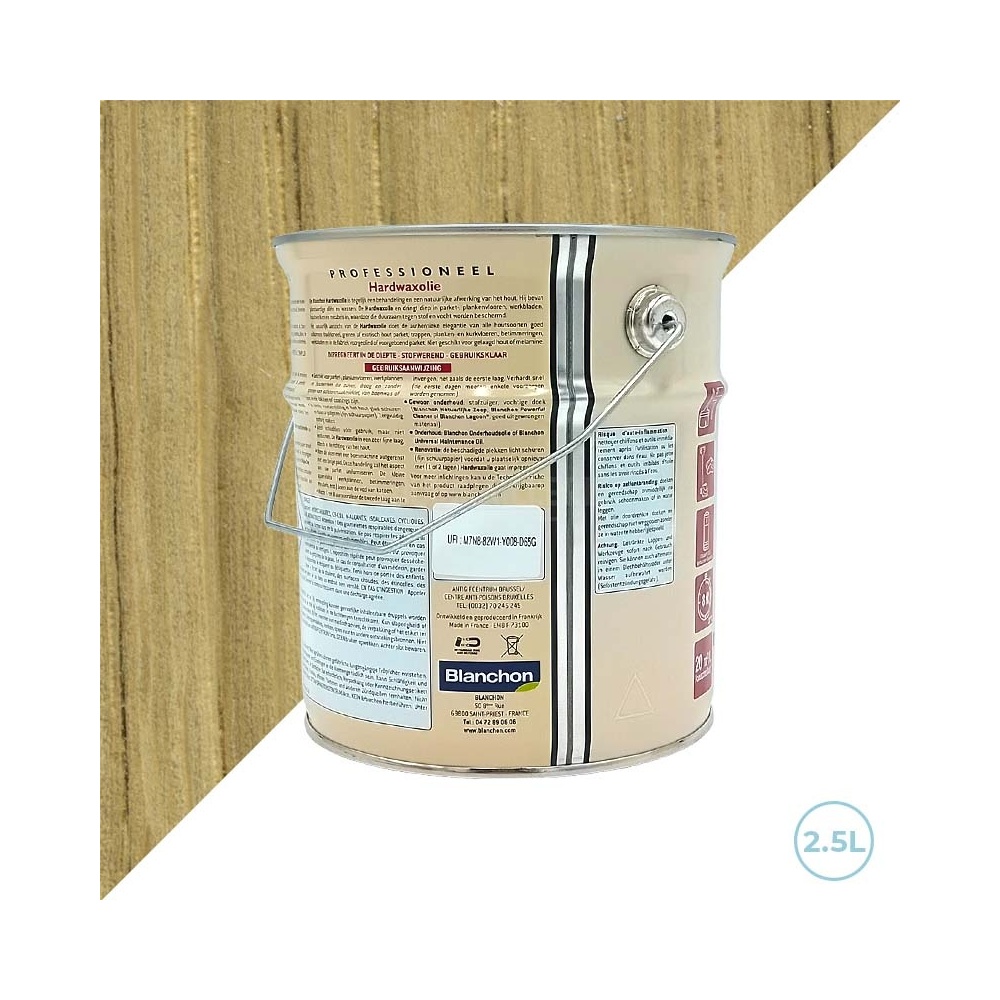 Huile-Cire pour bois Hardwaxoil de BLANCHON 1 litre