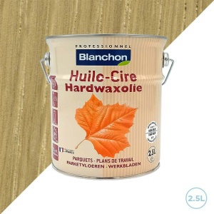 Huile cire parquet, plancher, plan de travail, boiserie et meuble - Blanchon - 2,5L - Bois brut