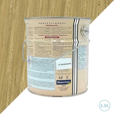 Huile cire parquet, plancher, plan de travail, boiserie et meuble - Blanchon - 2,5L - Bois brut