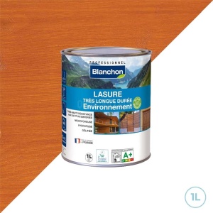 Blanchon lasure longue durée environnement biosourcée chêne doré 1L
