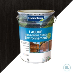 Blanchon très longue tenue environnement biologique noir 5L - Volets, portails, palissades, poutres