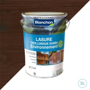 Lasure pour boiserie environnement bio - Très longue durée Blanchon - Chêne foncé 5L