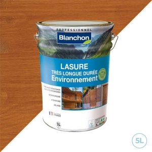 Blanchon lasure durable environnement biologique 5L chêne moyen - Bois extérieurs/intérieurs