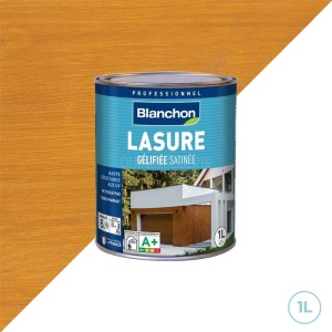 Lasure gélifiée - Blanchon chêne clair 1L - Boiseries verticales extérieures et intérieures