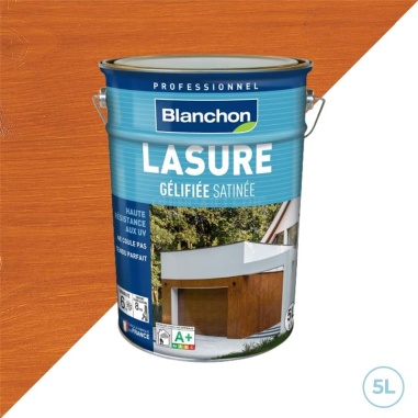 Lasure gélifiée pour extérieur et intérieur chêne doré 5L Blanchon
