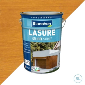 Lasure Blanchon gélifiée chêne clair 5L - Pour bois extérieur et intérieur