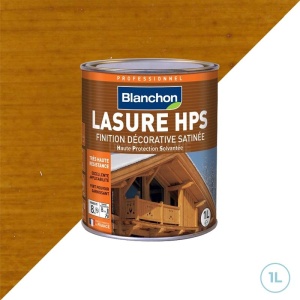 Lasure HPS Blanchon chêne moyen satiné 1L boiseries verticales extérieures
