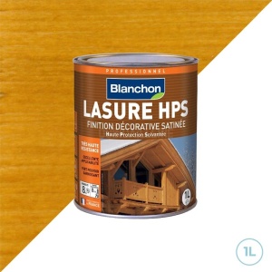 Lasure HPS - Bois verticaux extérieurs - Blanchon chêne clair satiné 1L