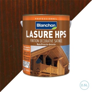 Blanchon lasure HPS boiseries verticales extérieures - Chêne rustique satiné 2,5L