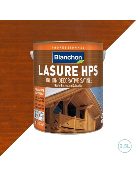 Lasure HPS - Blanchon chêne doré finition satiné 2,5L - Volets, portails, mobilier de jardin