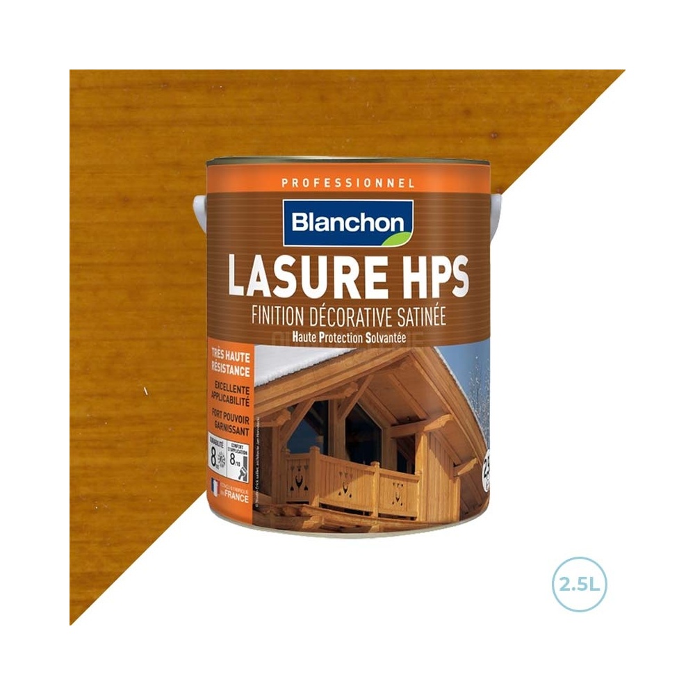 Rustins Lasure + Vernis Extérieur Bois Satin - Chêne Clair 500ml - Séchage Rapide