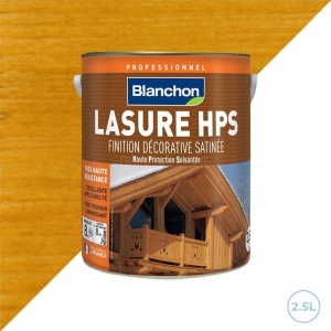 Blanchon lasure HPS pour bois extérieur - Chêne clair finition satiné 2,5L