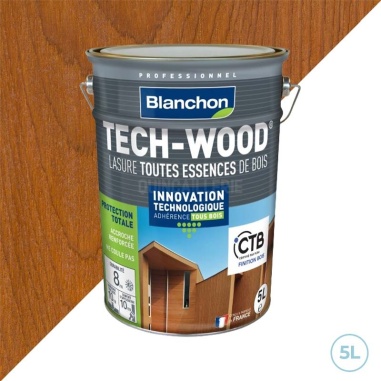 Lasure tech-wood Blanchon - Chêne clair 5L