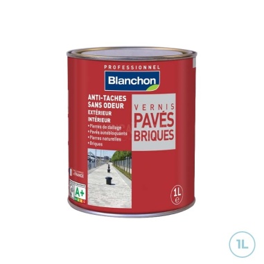 Blanchon vernis satiné pour briques et pavés 1L