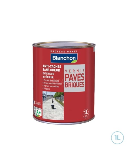 Blanchon vernis satiné pour briques et pavés 1L