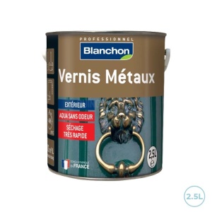 Blanchon vernis incolore mat 2,5L - Pour tous types de métaux