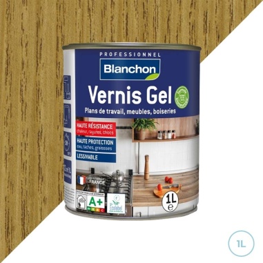 Vernis chêne doré gel biosourcé Blanchon 1L