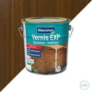 Vernis haute protection - Satiné chêne foncé - EXP Blanchon 2,5L