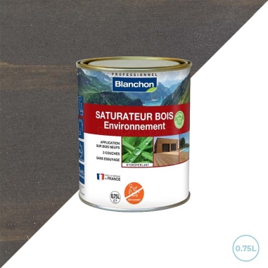Saturateur anthracite environnement biosourcé 0,75L - Blanchon