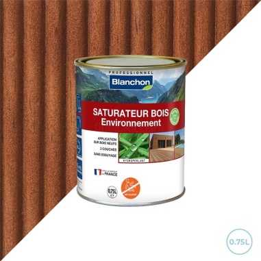Blanchon saturateur 0,75L environnement pour caillebotis et boiseries extérieures - Biologique