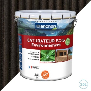 Blanchon saturateur bois environnement chêne brulé biologique 20L Blanchon