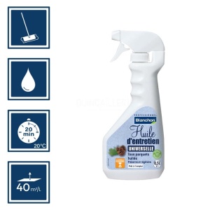 Huile d'entretien universelle mat Blanchon - Bio 0,5L 2
