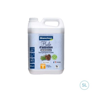Huile d'entretien mat pour boiserie Blanchon - Formule biosourcée 5L