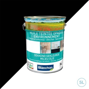 Huile environnement teinte opaque noir Blanchon 5L