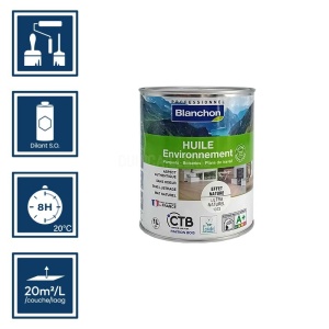 Huile écologique Blanchon 1L effet nature - Formule biosourcée 2