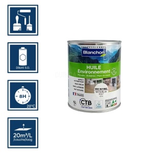 Huile de protection pour bois naturel 1L - Blanchon, biosourcée et écologique 2