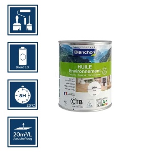 Huile chêne environnement biosourcée 1L - Blanchon 2