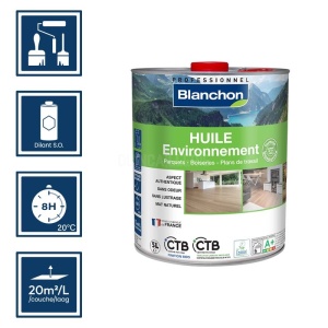 Huile bois naturel biosourcée Blanchon 5L 2