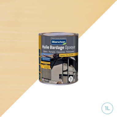 Huile bardage opaque Blanchon pin blanc 1L